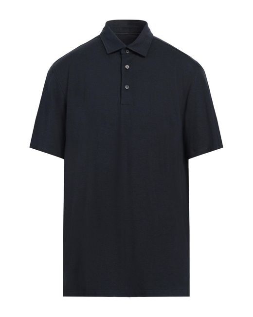 Zegna Blue Polo Shirt for men