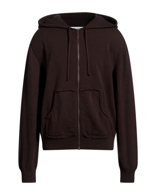 Maison Margiela Black Dark Cardigan Wool, Cashmere for men