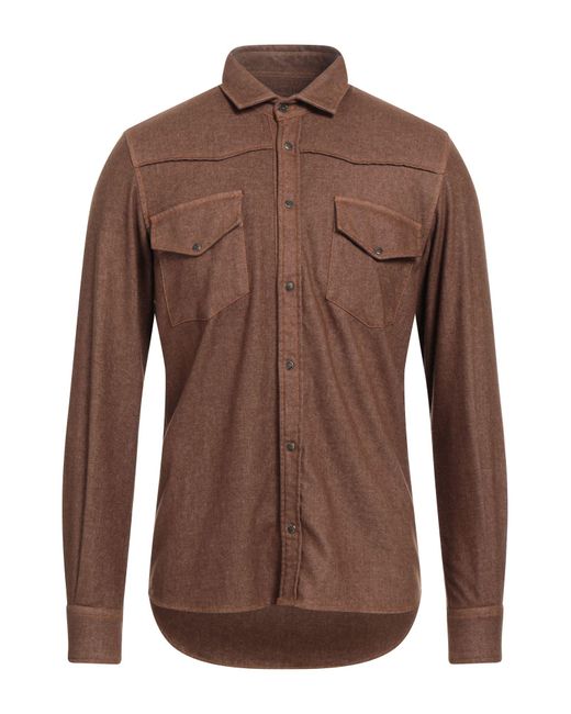 Original Vintage Style Brown Shirt for men