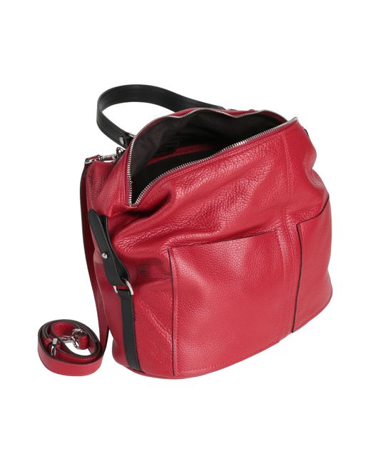 Gianni Notaro Red Handbag Calfskin