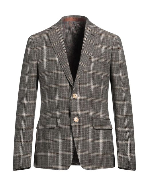 Etro Gray Blazer for men