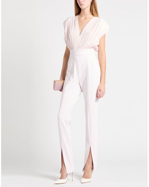 Pinko Pink Light Jumpsuit Polyester, Elastane