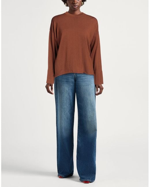 Pullover Alpha Studio en coloris Brown