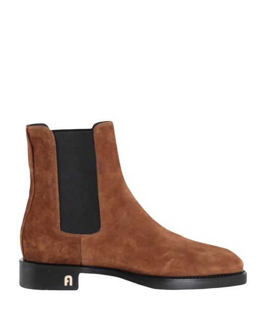 Furla Brown Ankle Boots