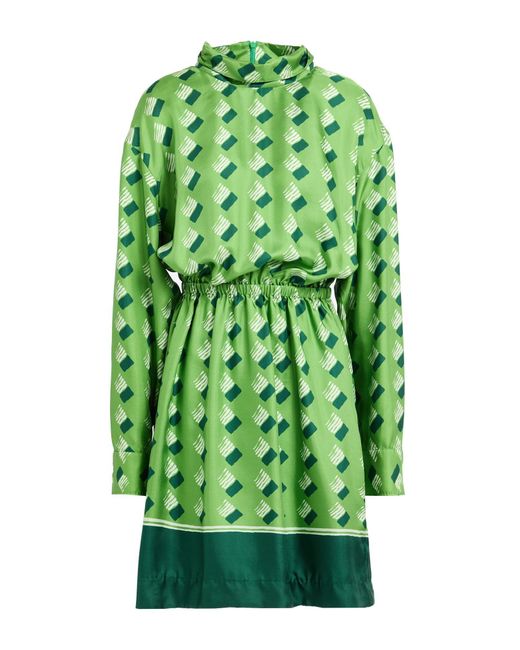 Le Sarte Pettegole Green Mini-Kleid
