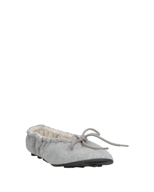 MEDEA Gray Ballet Flats