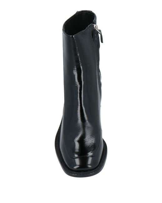 Sandro Black Ankle Boots Leather