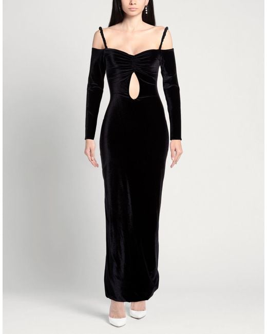 Maygel Coronel Black Maxi Dress
