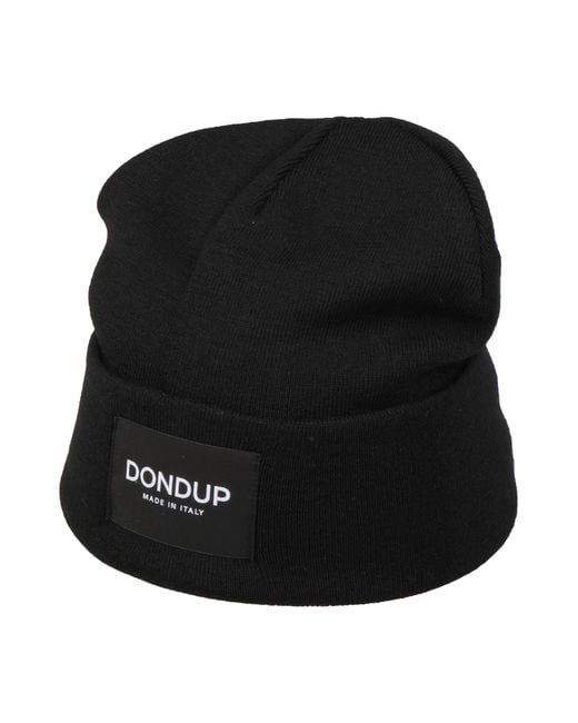 Dondup Black Hat for men