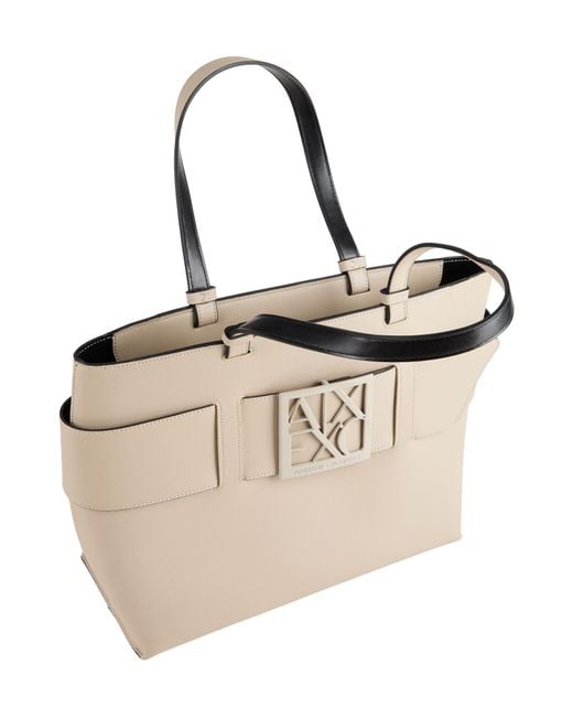ARMANI EXCHANGE Natural Handbag Textile Fibers