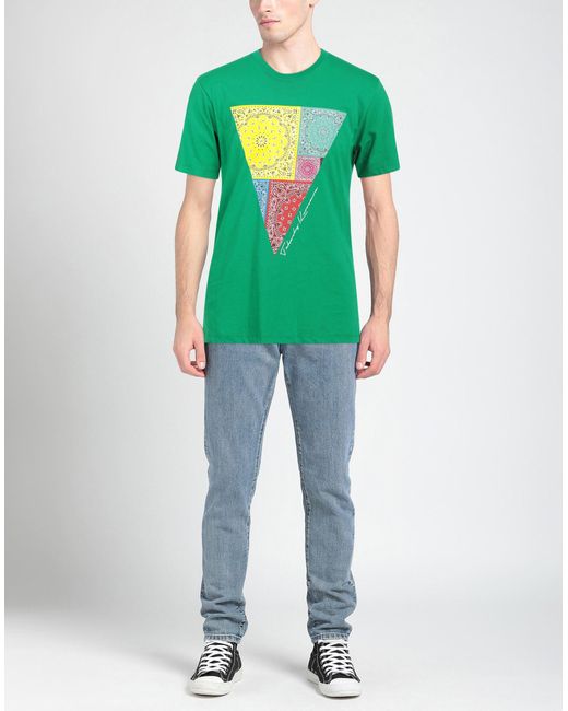 Takeshy Kurosawa Green T-shirt for men