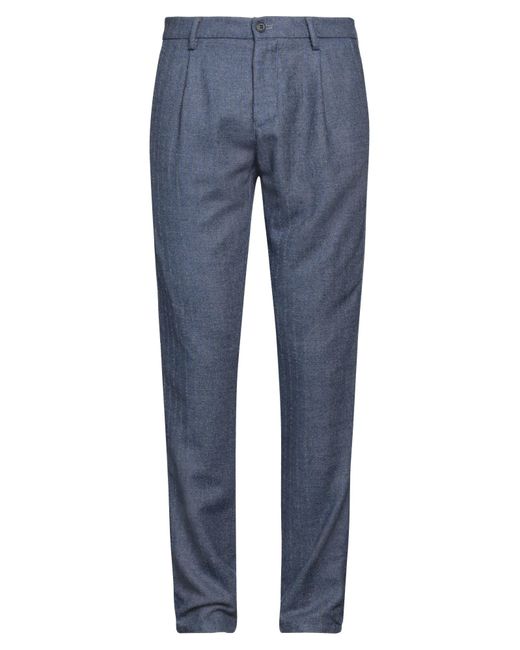 Mason's Blue Pants Wool, Polyester, Viscose, Polyamide for men