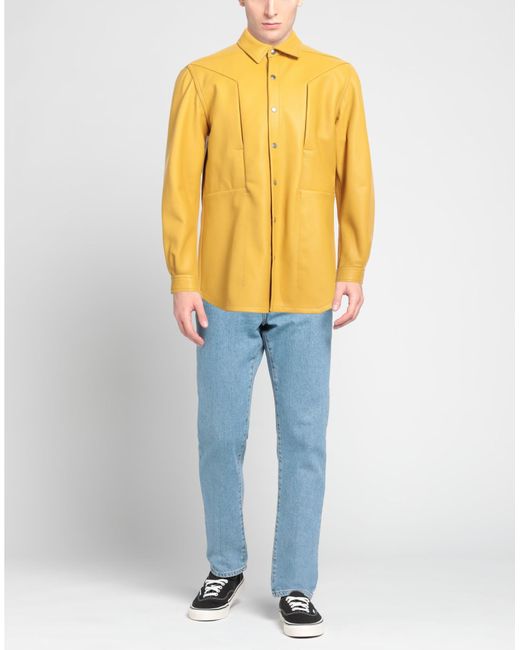 Rick Owens Yellow Shirt for men