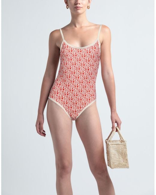 Moncler Red One-piece Swimsuit