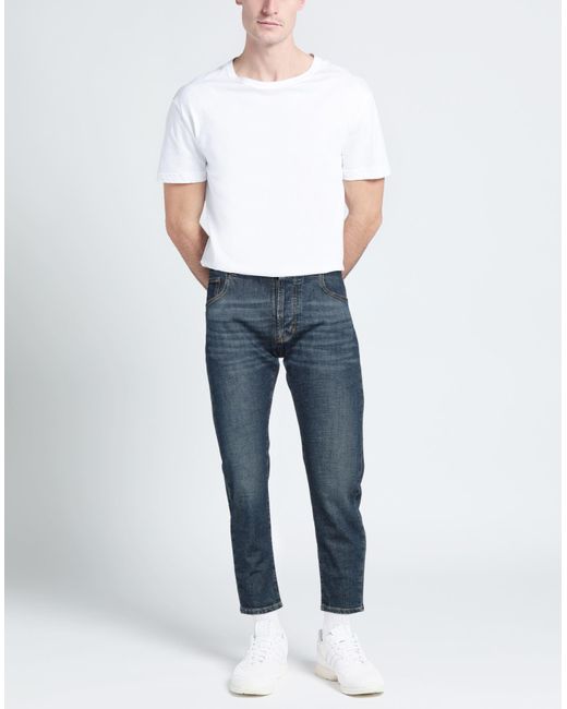 Grey Daniele Alessandrini Blue Jeans for men