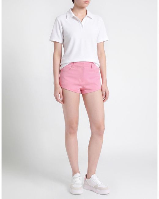 Emilio Pucci Pink Shorts & Bermuda Shorts Viscose, Elastane