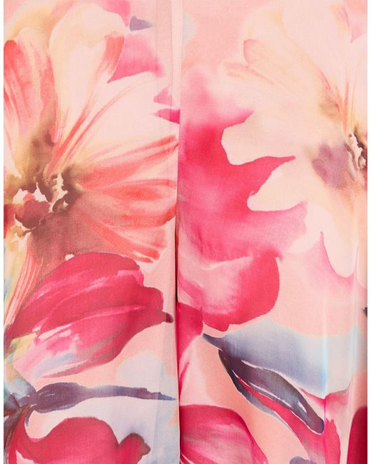 Hanita Pink Pants Polyester