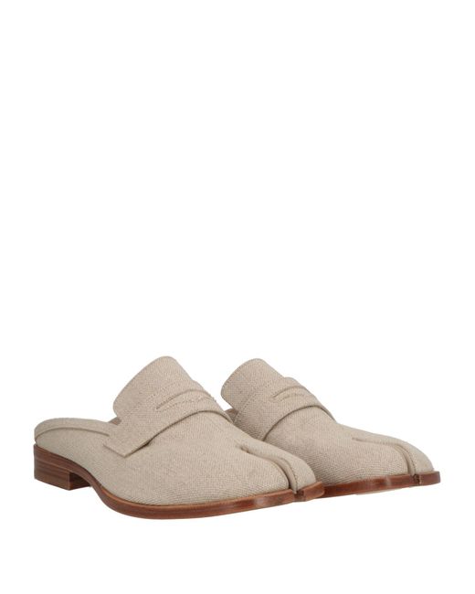 Maison Margiela White Mules & Clogs Textile Fibers for men
