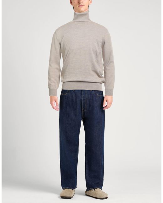 Alpha Studio Gray Turtleneck for men