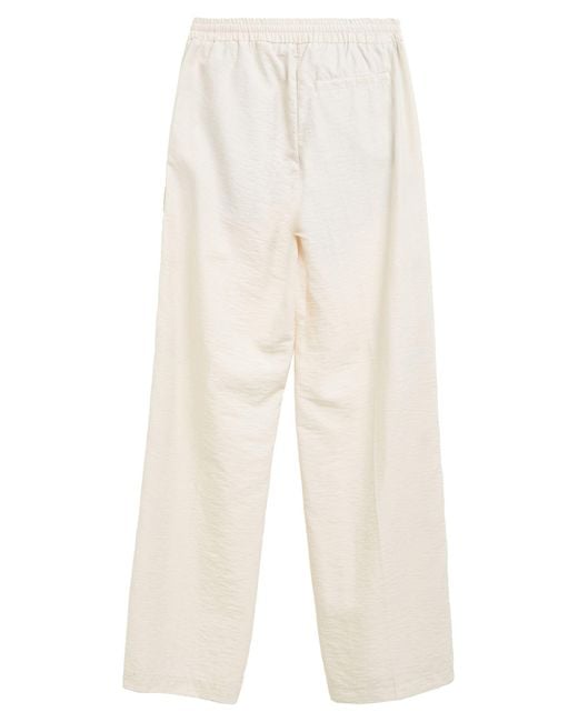 Department 5 Natural Cream Pants Lyocell, Polyamide