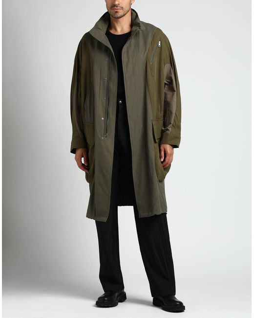 Neil Barrett Green Overcoat & Trench Coat for men