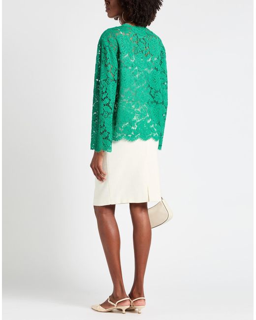 Dolce & Gabbana Green Jacket Viscose, Cotton, Polyamide