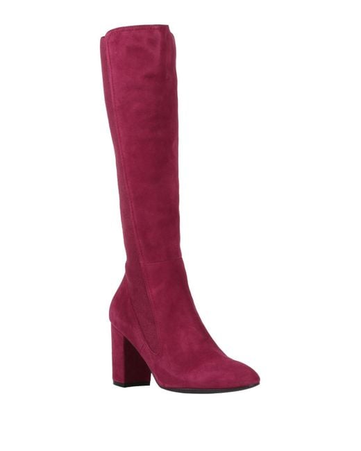 Stuart Weitzman Red Stiefel