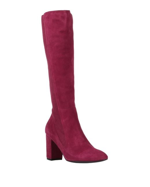Stuart Weitzman Red Stiefel