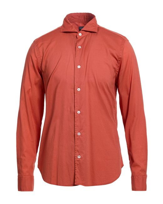 Fedeli Red Shirt for men