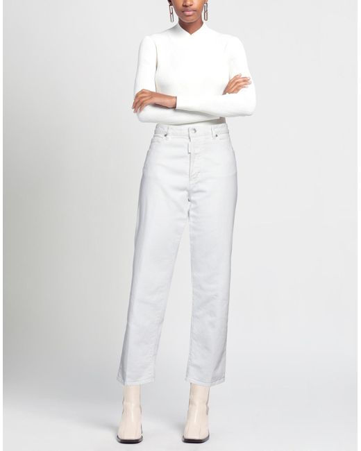 DSquared² White Jeans Cotton, Elastane