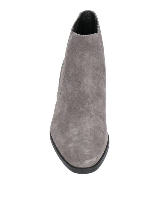 Tod's Gray Ankle Boots