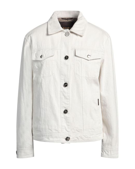 Manteau en jean Moorer en coloris White