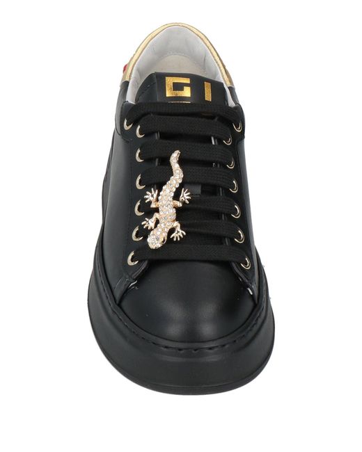 GIO+ Black Sneakers Leather