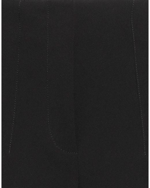 Liu Jo Black Pants Polyester, Elastane