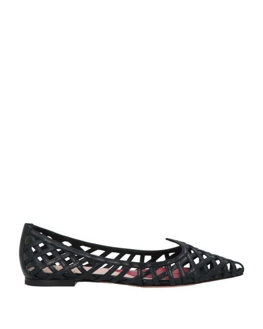 Roger Vivier Black Ballet Flats Leather
