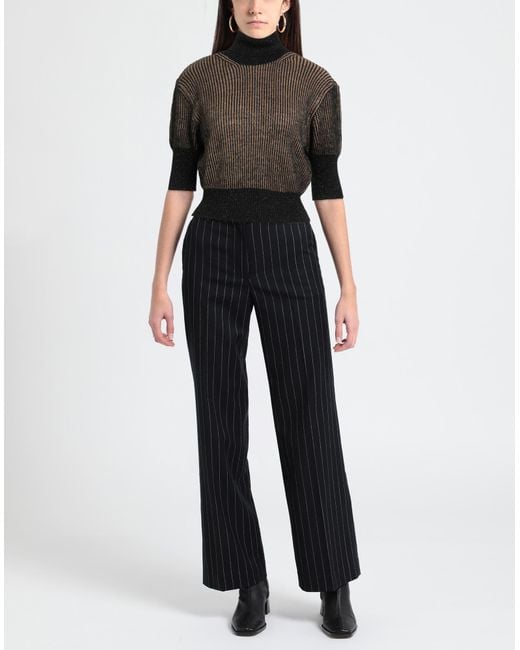 CROCHÈ Gray Camel Turtleneck Acrylic, Synthetic Fibers, Viscose, Wool, Alpaca Wool