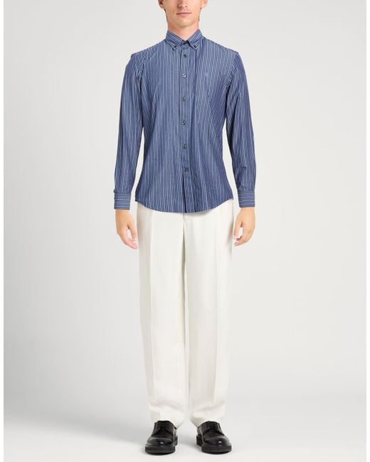 Harmont & Blaine Blue Shirt Cotton for men