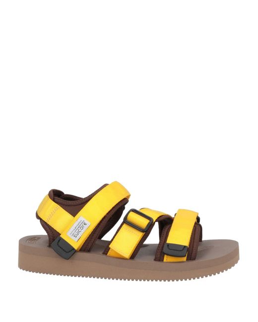 Sandali di Suicoke in Yellow da Uomo
