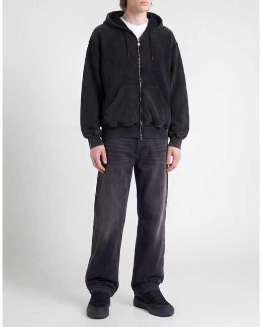 Aries Blue Charcoal Sweatshirt Cotton for men