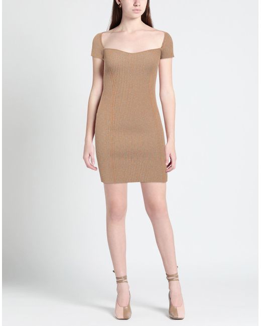 Just Cavalli Brown Mini Dress