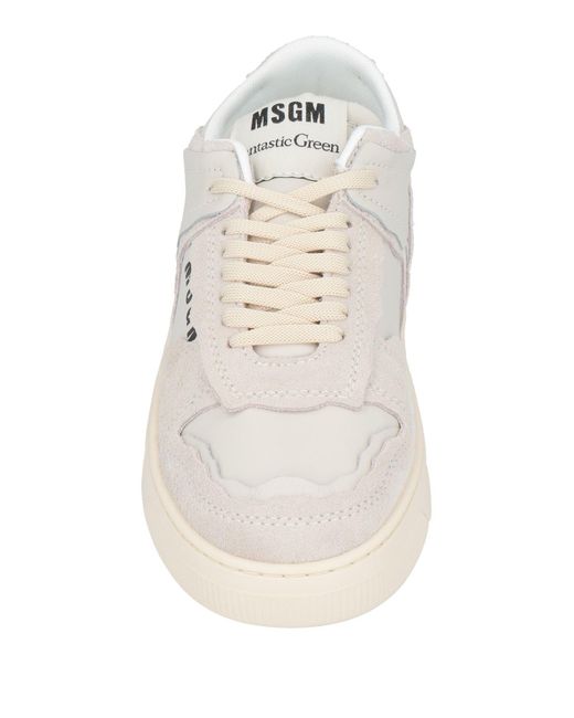 MSGM Natural Trainers for men