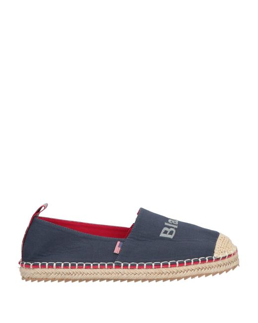 blauer espadrilles