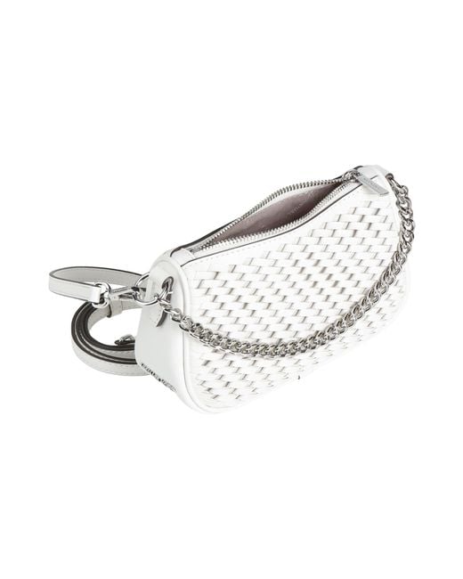 MICHAEL Michael Kors White Handbag Polyurethane, Cotton, Polyester