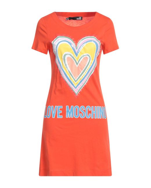 Love Moschino Red Mini Dress