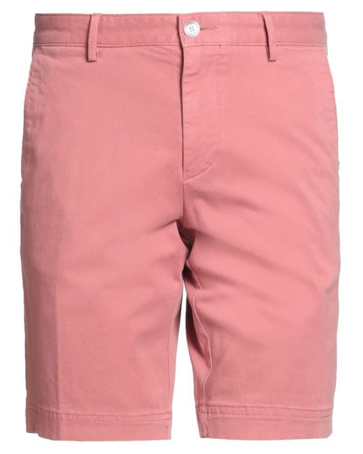 Boss Pink Shorts & Bermuda Shorts Cotton, Elastane for men