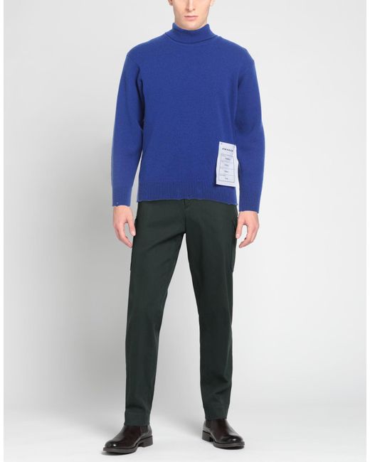 Amaranto Blue Turtleneck for men