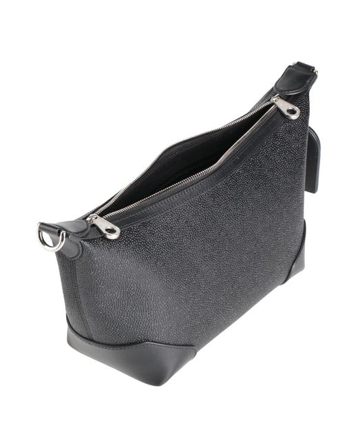 Mulberry Gray Cross-Body Bag Textile Fibers