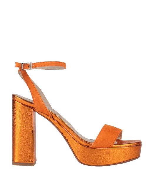 Marian Orange Sandals