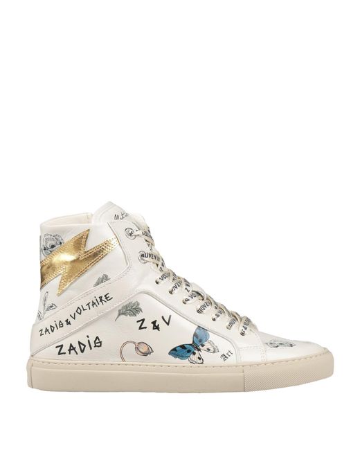 Zadig & Voltaire Natural Sneakers Leather