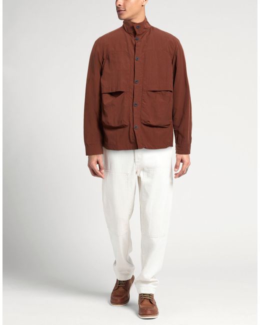 RANRA Brown Shirt Polyamide for men